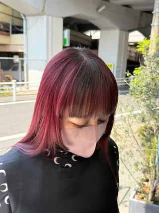 ロング カラー 透明感カラー/パーマ 🌀アオノのヘアスタイル