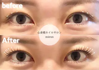 マツエク・マツパ nail salon mieux(ミュー)のマツエク・マツパデザイン