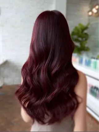 ロング カラー 韓国×艶ハイトーンが かわいい✨️リオ🍒のヘアスタイル