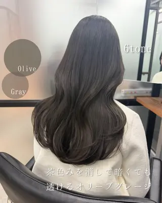 ロング カラー ラフなパーマ\暗髪 石川雄麻のヘアスタイル