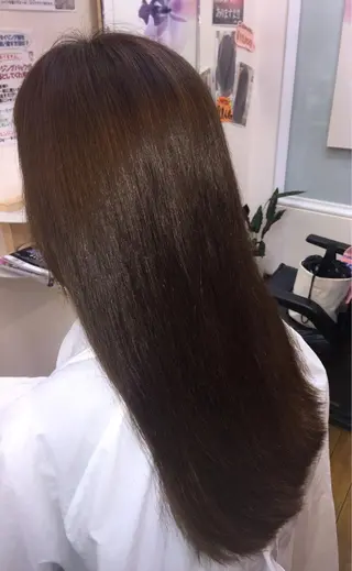 ロング カラー 縮毛矯正モデル募集中 美容室HATSUのヘアスタイル
