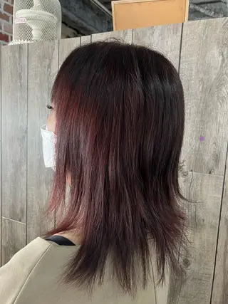 カラー デザインカラー/ メンズ/ヘアセットのヘアスタイル