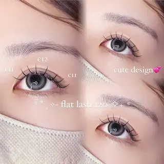 マツエク・マツパ 。ꕤ°₊sakura 束感まつ毛⊹𓈒✿のマツエク・マツパデザイン