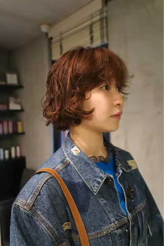 ショート パーマ 🌿ボブ＆パーマ 太田 カイト🌿のヘアスタイル