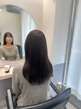 セミロング カラー ヘアアレンジ 美髪透明感特化｜ なおき｜池袋美容師のヘアスタイル