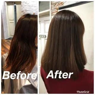 セミロング 店長飯島 信一のヘアスタイル