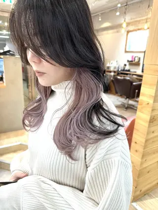 セミロング カラー 木下大地 HAIR Oneのヘアスタイル