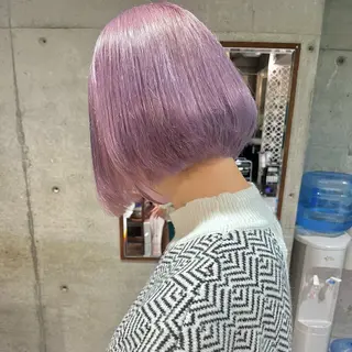 ミディアム カラー 堺 鳳 ママ美容師 yukariのヘアスタイル