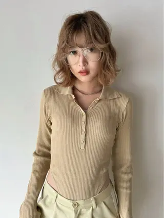 ショート レイヤー/大人ボブ| ワタナベ リョウカのヘアスタイル