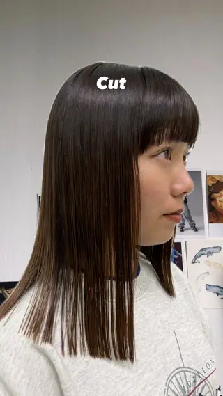 ミディアム JUURI- Shionのヘアスタイル