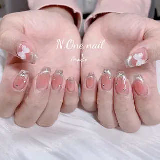 ネイル 長いだし/スカルプ/ パラシェルN.oneのネイルデザイン