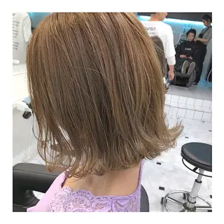 ショート カラー レイヤーボブ/ボブ 仲川和人のヘアスタイル