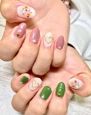 ネイル Lino+ ネイル&よもぎ蒸しのネイルデザイン