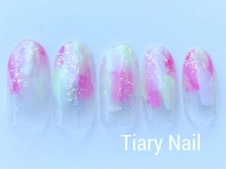 ネイル 💗🪽Tiary Nail🪽💗のネイルデザイン