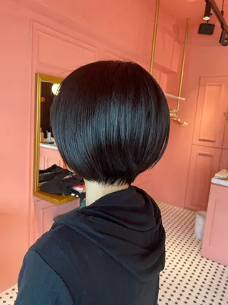 ショート 長澤 しずくのヘアスタイル