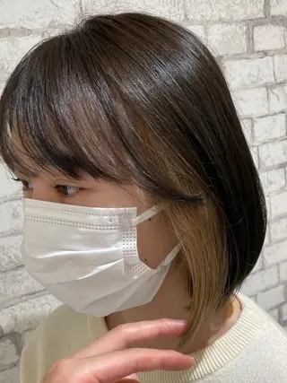 ショート カラー 低ダメージ特化🌱 佐野優斗のヘアスタイル