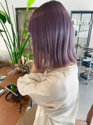 ミディアム カラー 聖 来のヘアスタイル