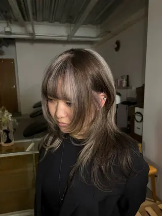 ミディアム カラー yelm府中 ユリのヘアスタイル