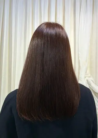 セミロング カラー 🌟小出 倫花🌟 艶カラー/カットのヘアスタイル