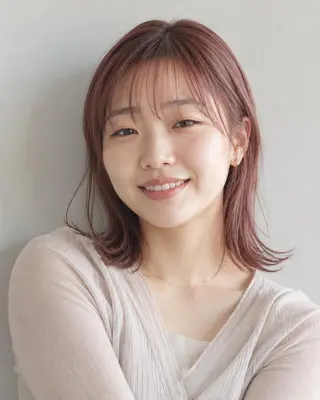 ミディアム カラーモデル募集☆ 小園彩夏のヘアスタイル