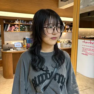 セミロング パ ルのヘアスタイル