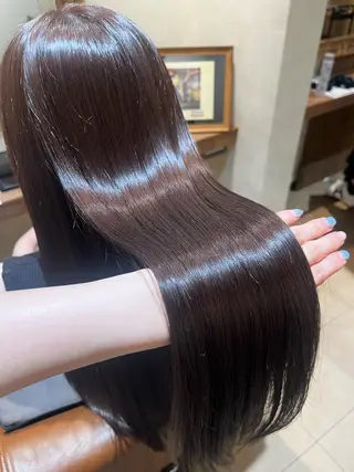 セミロング カラー end roll りんのヘアスタイル