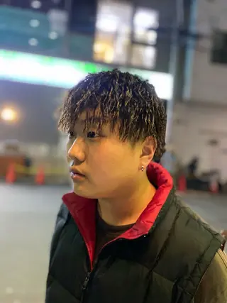 ミディアム 下方 研人のヘアスタイル