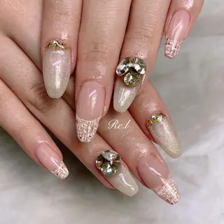 ネイル モチの良さ◉ フィルインネイル♡のネイルデザイン