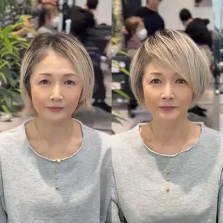 ショート ✨大人ショート特化 /カットモデル/銀座のヘアスタイル