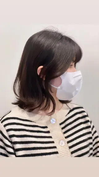 ミディアム Yuka ∥ 深層筋 ×睡眠改善ヘッドスパのヘアスタイル