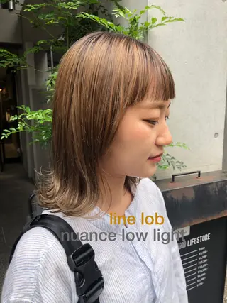 ミディアム stylist 杉浦駿生のヘアスタイル