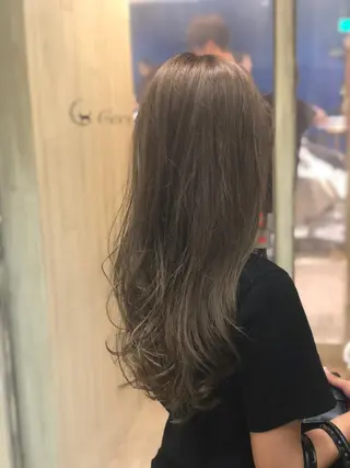 ロング カラー ブリーチ特化 梅田本多翔のヘアスタイル