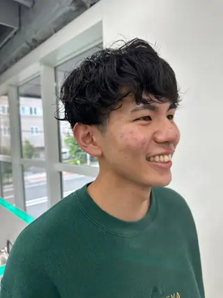 パーマ メンズ 似合わせが得意 村松慧汰のヘアスタイル