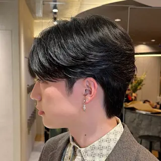 メンズ 【メンズ特化⚡️】 曲がる矯正/千原涼麻のヘアスタイル