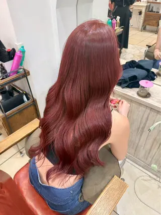 ロング カラー 梓真💐 ツヤ髪　渋谷のヘアスタイル
