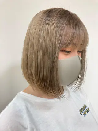 ショート カラー 髪質改善・縮毛矯正 年間1500名担当♪のヘアスタイル
