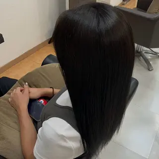 ロング カラー mi kaのヘアスタイル