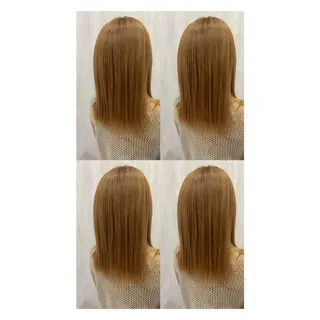 ミディアム カラー 店長✨レイヤー✖️ 髪質改善✖️韓国ヘアのヘアスタイル