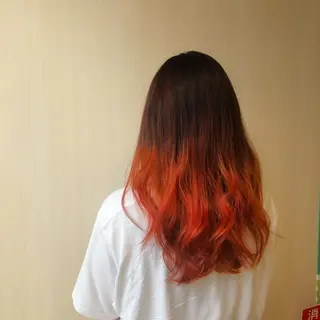 ロング カラー 川本 あゆのヘアスタイル
