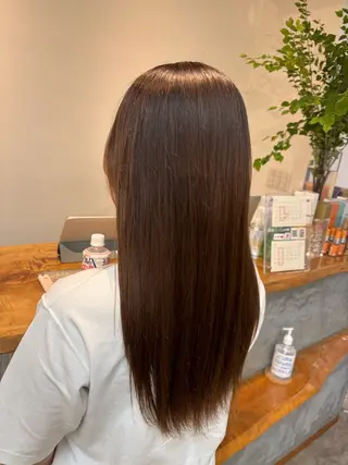 透明感カラー🫧 高田李胡のヘアスタイル