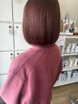 ミディアム カラー ejinbara /　Satsukiのヘアスタイル