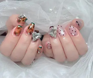 ネイル 🎀PG🩵 ネイルサロンのネイルデザイン