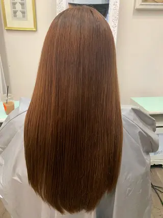 ロング 川畑 花菜のヘアスタイル