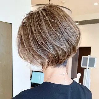 ショート 朝ラク/大人ショート /銀座/若狭真央のヘアスタイル