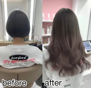ロング 💎艶カラー×エク ステ💎専門店🎀のヘアスタイル
