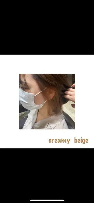 ミディアム 美髪ヘア 🤍erikaのヘアスタイル