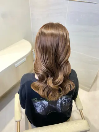 ロング カラー 透明感カラー🌿 グレージュ🐺陽介のヘアスタイル