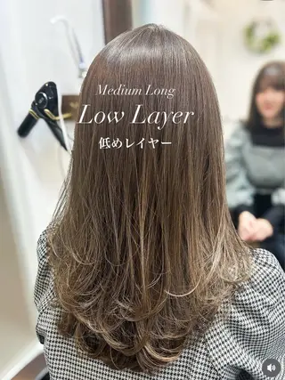 セミロング 顔周りレイヤー/ボブ 銀座✨中野まさひろのヘアスタイル