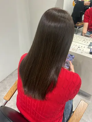 セミロング カラー ヘアアレンジ ボブ /ニュアンス/ satomi🧸💖のヘアスタイル
