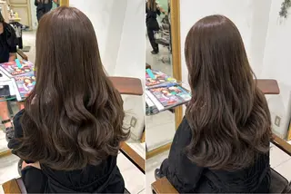 ロング Rinka🌷🩶 グレージュカラー🫧のヘアスタイル